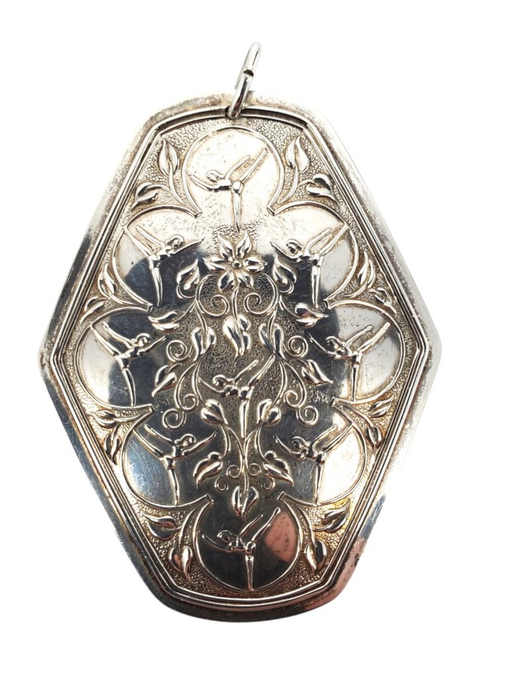 Towle Sterling Silver Christmas 1979 Floral Ornament #24340